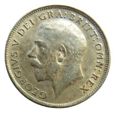 £25.95 • Buy 1917 King George V Silver Sixpence Coin - Great Britain