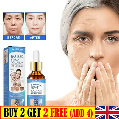 £5.99 • Buy Botox Wrinkle Remover Instant Anti-Aging Face Serum 30ml Retinol Skin Tightening