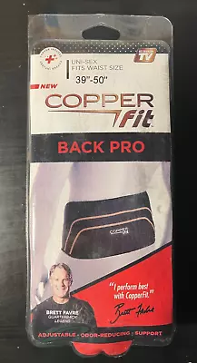 Copper Fit Back Brace Pro Infused Neoprene Lumbar Lower Back Support 39¨to 50¨ • $15.99