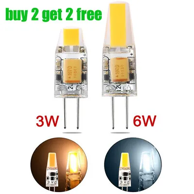 AC DC 12V G4 LED COB Light Bulb 3/6W Capsule Lamp Replace Halogen Bulbs Dimmable • £3.11