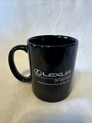 Lexus Coffee Or Tea Mug Cup Navy White Engraved Logo Advertising 10oz Dayton • $14.87