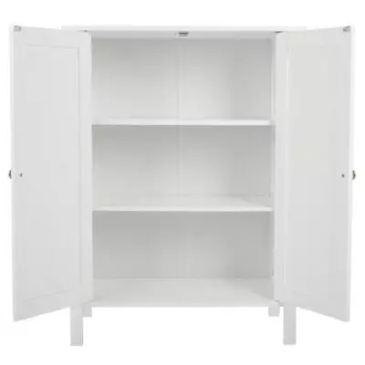 $45.99 • Buy Floor Stand Storage Cabinet Cupboard With Door Pantry Home Kitchen 3Shelves New