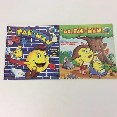 Pac Man Vintage Kindergarten 1st 2nd Grade 2 Picture Book Lot • $9.99