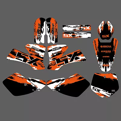 MX Graphics Backgrounds Decals Stickers For KTM 65 SX 2002 03 04 05 06 07 2008 • $44.64