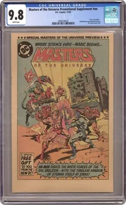 Masters Of The Universe Promotional Supplement NN CGC 9.8 1982 1st App He-man 13 • $189