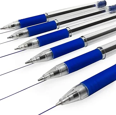 £3.99 • Buy Zebra Z-Grip Stick Ballpoint Stick Pen - 1.0mm - Blue Ink - Pack Of 6