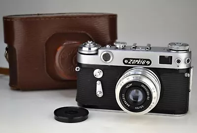 NEAR EXC! 1965 EXPORT USSR  ZORKI 6  Camera + INDUSTAR-50 M39 LENS F3.5/50 (5) • $99.99