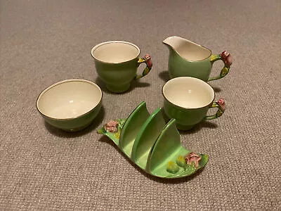 Vintage Art Deco Royal Winton Grimwades Rosebud Crockery -Toast Rack Jug  Cups • £12.50