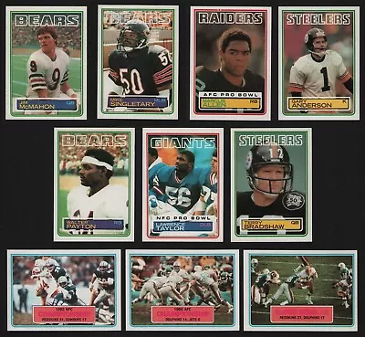 1983 Topps Football Complete 396 Card Set MARCUS ALLEN McMahon SINGLETARY RC'S • $89.95