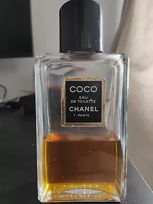 Coco Chanel Eau De Toilette 75ml Splash Bottle Vintage Rare • £39