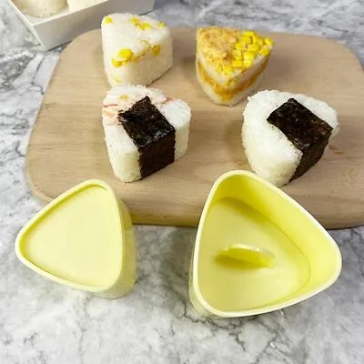 £5.95 • Buy DIY Sushi Mold Onigiri Ball Rice Food Press Sushi Maker Triangular Mold Kit