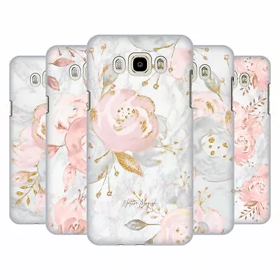 Nature Magick Pink Glitter Flowers On Marble Hard Back Case For Samsung Phones 3 • $15.35