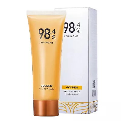 Gold Foil Peel-Off Mask 98.4% Beilingmei Gold Face Mask+Brush For Wrinkles • $9.31