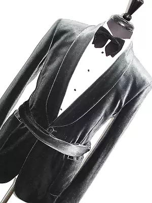 Mens D&g Dolce & Gabbana Black & Charcoal Tuxedo Dinner Suit 42r W36 X L32 • £399.99