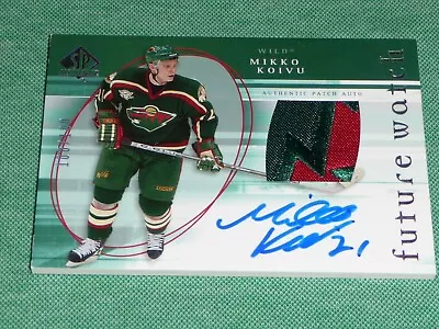 2005-06 SP Authentic MIKKO KOIVU RC Auto Future Watch Patch 100/100 * Last 1/1 * • $382.51