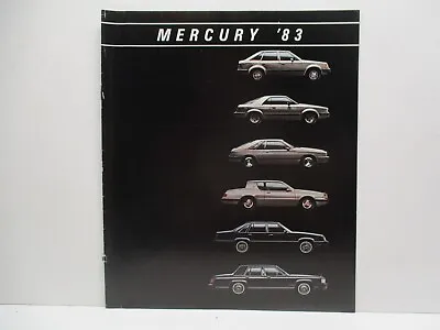 1983  Ford Mercury  Car Dealer Brochure Gas Oil Sign Vintage Auto Race • $8.49