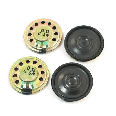 4Pcs 0.5W 8 Ohm 28mm Mini Round Metal Inside Magnet Music Player Speaker • $6.79