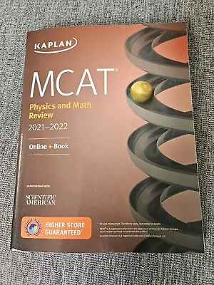 2021-2022 MCAT Physics And Math Review Seventh Edition  • $8