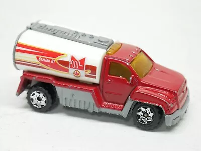 Matchbox Water Tanker Truck Fire Department Station 01 Red & White... • $2.99