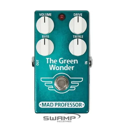 Mad Professor The Green Wonder Overdrive Booster Guitar Effects Pedal True Bypas • $185.06