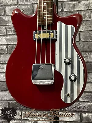 Teisco BS-101   Red 1965 W/Hard Case 2.68kg Used Electric Bass • $1723.62