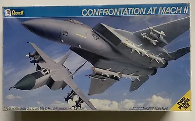 Revell Mig-25 & F-15Confrontation At Mach II Two Jets BN Open Box 1/48 • $32