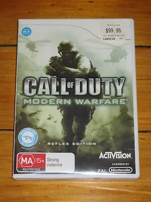 Call Of Duty Modern Warfare Reflex Edition (Nintendo Wii Game) • $9.99
