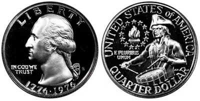 1976 P D S Washington Quarter Proof & BU US 3 Coin Set • $8.85