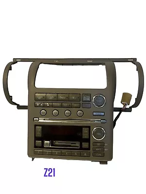 03-04 Infiniti G35 Cd Player Radio Climate Vent Face Plate Bezel Trim Oem Tan • $110