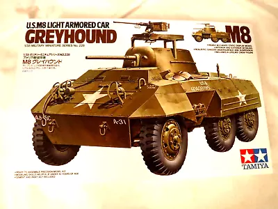 1/35 Tamiya US WWII Scout Car Greyhound M8 Armored Car # 35228 • $33