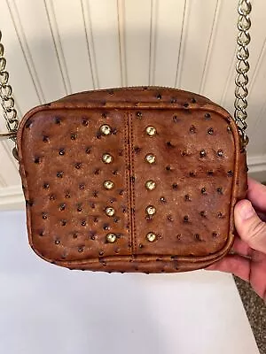 Steve Madden Ostrich Print Crossbody Bag • $13.59