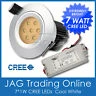 $21.95 • Buy 240v 7w (7*1w) Cree Led Downlight Down Light Kit & Driver/satin Chrome Housing