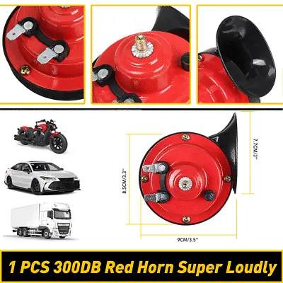 1 PC OXILAM 300DB Super Electric Air Horn For Trucks Car Boat Motorcycle 12V ABS • $12.99