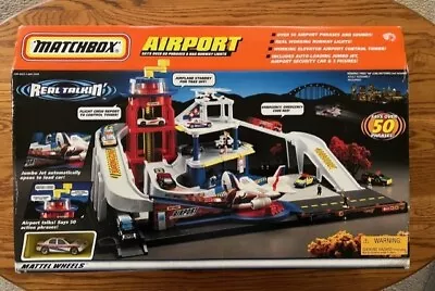 Matchbox Real Talkin' Airport Play Set 1998 Sealed In Box RETIRED  • $199.99