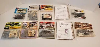 (10) Vintage 1:72 Scale Plastic Model Military Airplane Kits MOMC & Baggies *New • $203.36