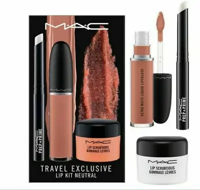 MAC Travel Exclusive Lip Kit Neutral Sealed NEW • $19.80