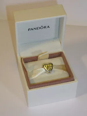 Genuine Pandora Silver 925 ALE I Love You Heart Charm • £14.99