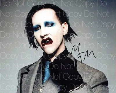 Marilyn Manson Signed 8X10 Photo Picture Poster Autograph RP 3 • $16.99