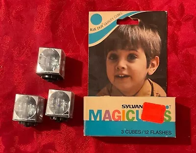 Lot Of 6 Sylvania Magiccubes Flash Cubes - Total 24 Flashes - One Box • $12