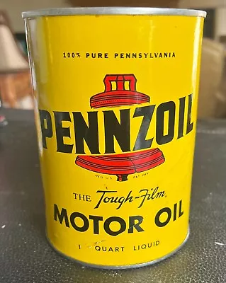 Vintage Pennzoil Z-IP Outboard 30wt. Motor Oil 1Qt. Can Sealed! Excellent Shape! • $19.95