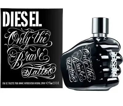 £24.95 • Buy Diesel Only The Brave Tattoo For Men 75ml Eau De Toilette Genuine In Box