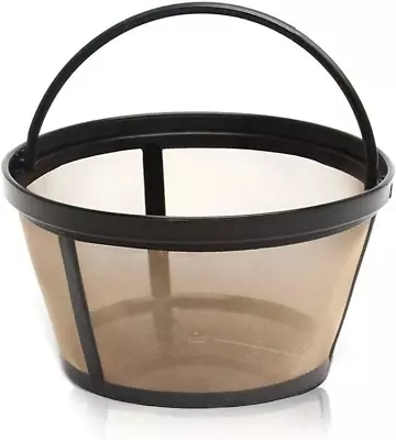 Permanent Basket-Style Gold Tone Coffee Filter Designed For Mr. Coffee 10-12 Cu • $8.79