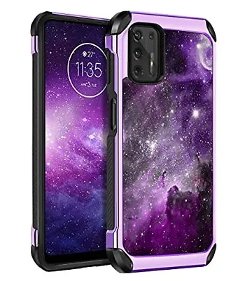 $23.03 • Buy  Compatible With Moto G Stylus 2021 Case 4G, Slim Fit Glow In The V929-Purple