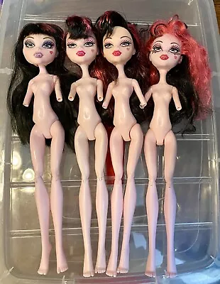 Lot Of 4 Monster High Dolls Draculaura Nude For Parts OOAK Used • $27.99