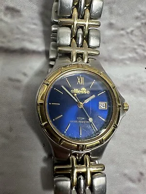 Vintage Ladies Ellesse Two Tone Watch. Needs New Battery. • $49.78