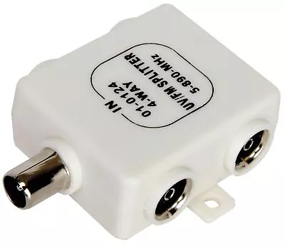 Mercury 4-Way High Grade TV Aerial Combiner/Splitter  • £4.52