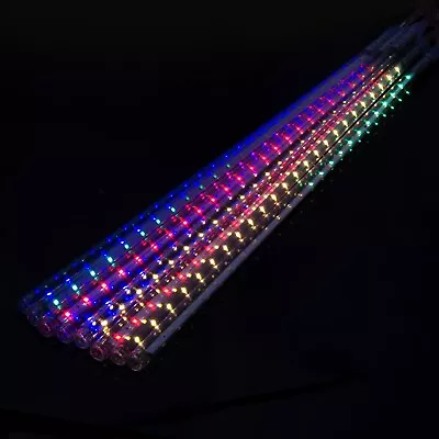 LED Meteor Shower Rain Lights Icicle Snowfall Christmas Outdoor Tree Lights • $11.52