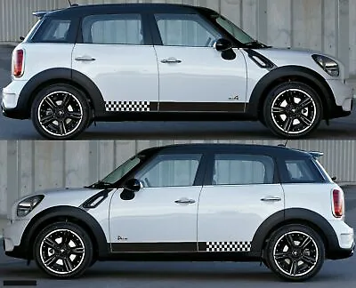 For Mini Cooper F60 R50 R56 F56 Lower Door Body Stripes Stickers Decal Graphic • $34.70