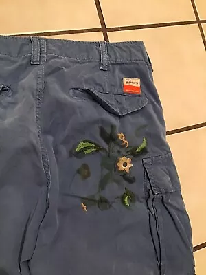 Em’s Of Mason’s Italy Floral Embroidered Men’s Cargo Utility Shorts Sz.44 • $39.99