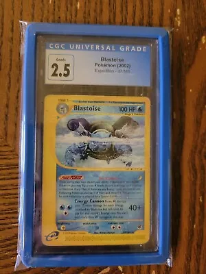 Blastoise Non-Holo Rare | Expedition 37/165 Pokemon TCG CGC 2.5 • $60